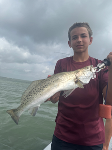 Beautiful Port Aransas Speckled Trout from today's charter!