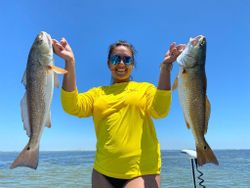 2 redfish caught in TX