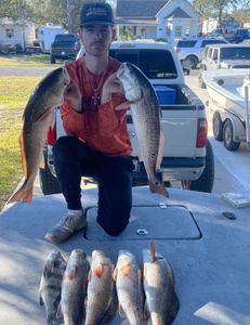 Six redfish caught during fishing trip in TX