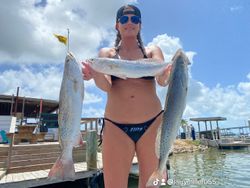 Spotted Weakfish and Australian salmon fishing in TX