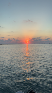Perfect evening conditions for jigging and trolling. Clear skies made for exciting fishing opportunities.