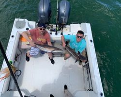 Two anglers fishing in Virginia Beach