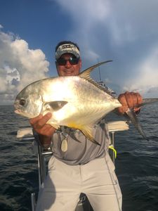 Permit fish caught while fishing in Everglades City