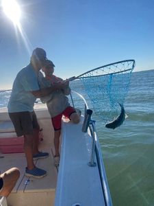 Lone angler fishing in New Jersey