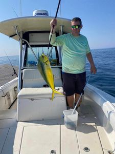 One person fishing in NJ