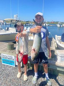 Two people fishing in NJ