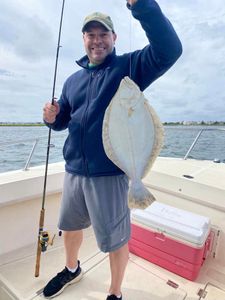 A person fishing in New Jersey
