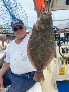 Summer Flounder caught in Barnegat Light by fisherman