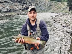 Trout Fishing On The Livingstone River, Alberta