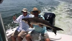 Three people fishing in Williamsburg
