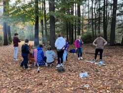 Fun outdoor gathering.