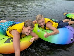 Maine Outdoors, having fun with the boys