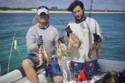 Two people fishing in Florida