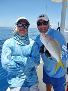 Two people fishing in Sarasota, Florida