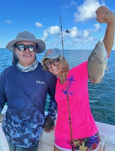 White Grunt fish caught in FL during fishing tour