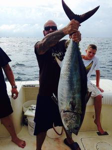 Blackfin tuna, 35-inch fishing catch in FL