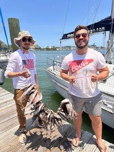 Two people fishing in FL
