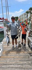 Two people fishing in FL