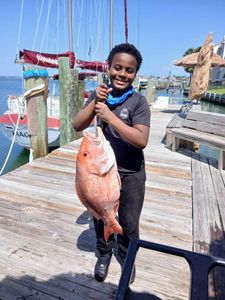 Angler with fishing rod in FL