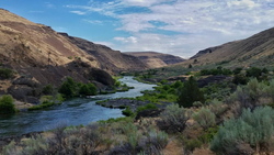 Scenic landscape of Oregon countryside