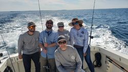5 people fishing in Plymouth