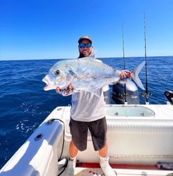 An African Pompano fish, a large 29-inch catch
