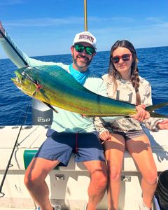 Two anglers fishing in the waters of FL