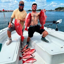 Two people fishing at New Smyrna Beach