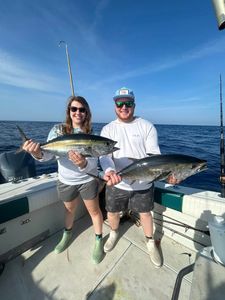 Two little tunny and blackfin tuna fish caught in Florida