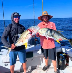 Two giant trevally fish caught near New Smyrna Beach