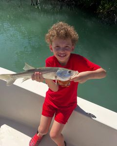 Big smiles and a snook! #KidFishing