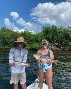 Two redfish caught during fishing trip in Fort Myers