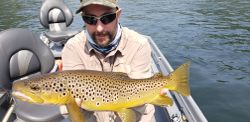 Fishing for a sea trout, caught in Keystone