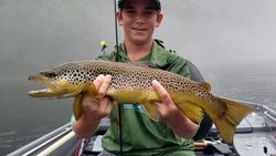 A large sea trout caught in Keystone fishing