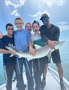 Bull shark caught during fishing cruises in FL