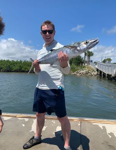 King Mackerel, 21-inch fish caught while cruising and fishing in New Smyrna Beach