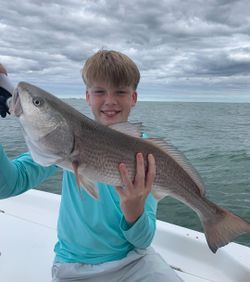 Redfish caught in New Smyrna Beach, Florida