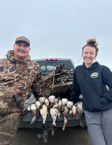 Two anglers with a great catch in Arbuckle