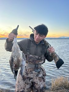 A lone angler with a 23-inch catch in Arbuckle