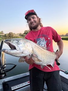 Angler fishing in Arbuckle