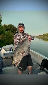 Angler fishing in Arbuckle