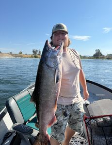 Two people fishing in Arbuckle