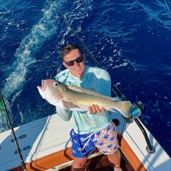 A lone angler fishing in Miami