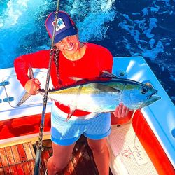 Blackfin tuna caught while fishing in Miami