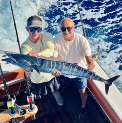 Two people fishing in Miami