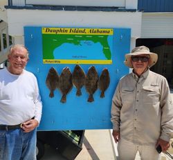 5 fish caught during cruises, fishing, and tours in AL