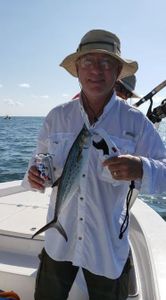 1 angler fishing at Dauphin Island