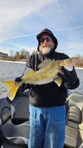 Angler with 23-inch fish at Breezy Point