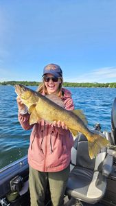 Angler with a big fish caught at Breezy Point