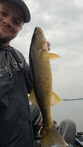 A person fishing at Breezy Point